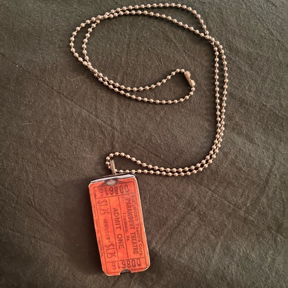 Admit One Necklace - Picture 1 of 2